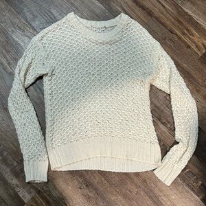 Cream knitted sweater